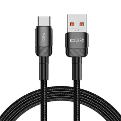  TECH-PROTECT ULTRABOOST EVO TYPE-C  100W/5A 200CM ČRNA
