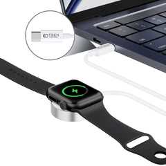 POLNILNIK ZA APPLE WATCH TECH-PROTECT ULTRABOOST MAGNETNO POLNJENJE TYPE-C  120CM APPLE WATCH BELO
