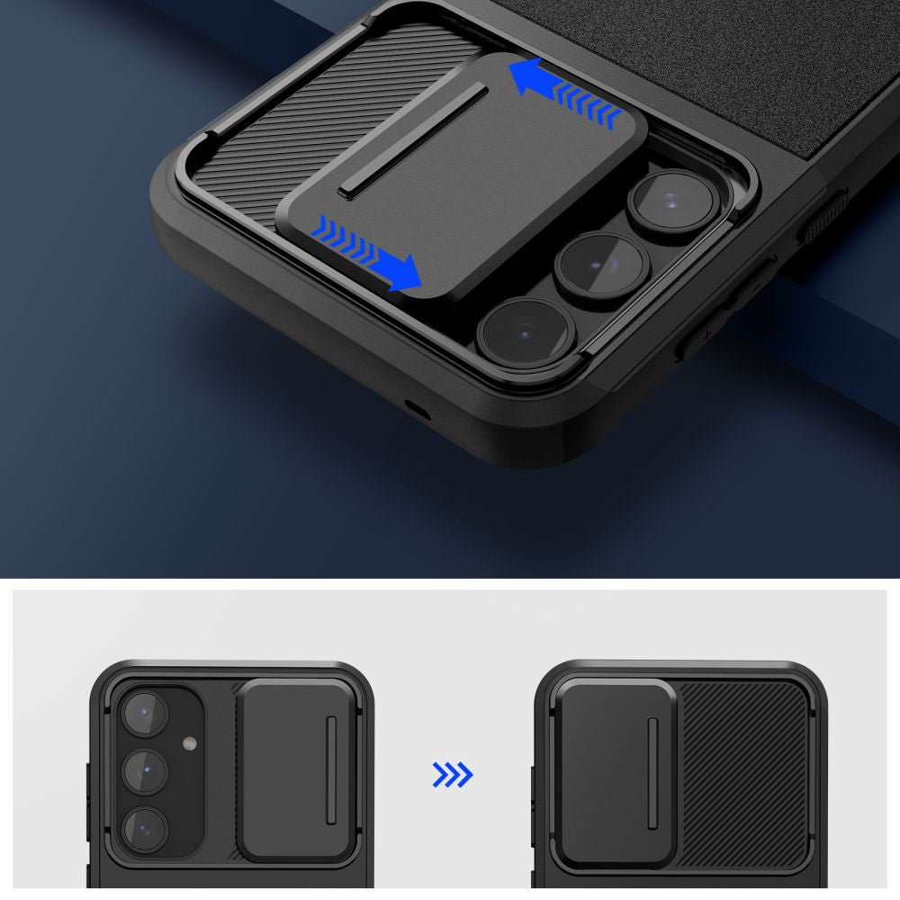 OVITEK TECH-PROTECT VELAR CAM+ GALAXY A55 5G ČRN.