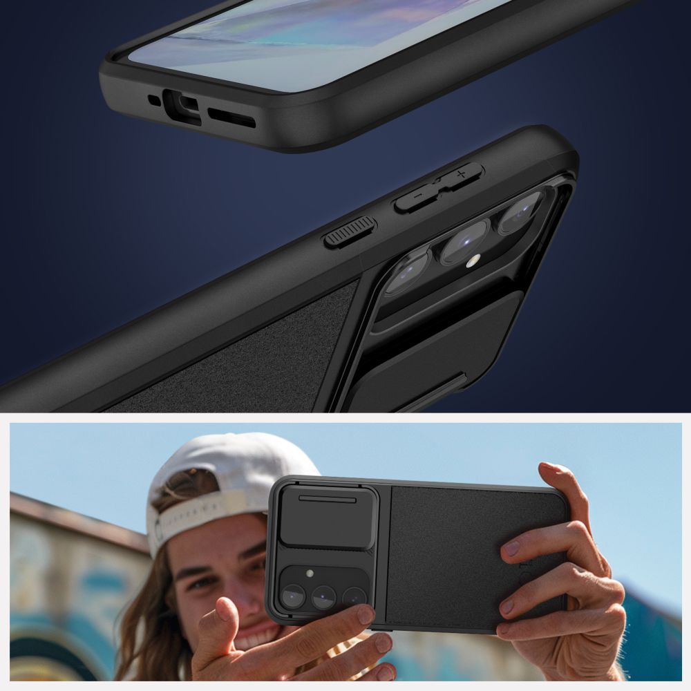 OVITEK TECH-PROTECT VELAR CAM+ GALAXY A55 5G ČRN.