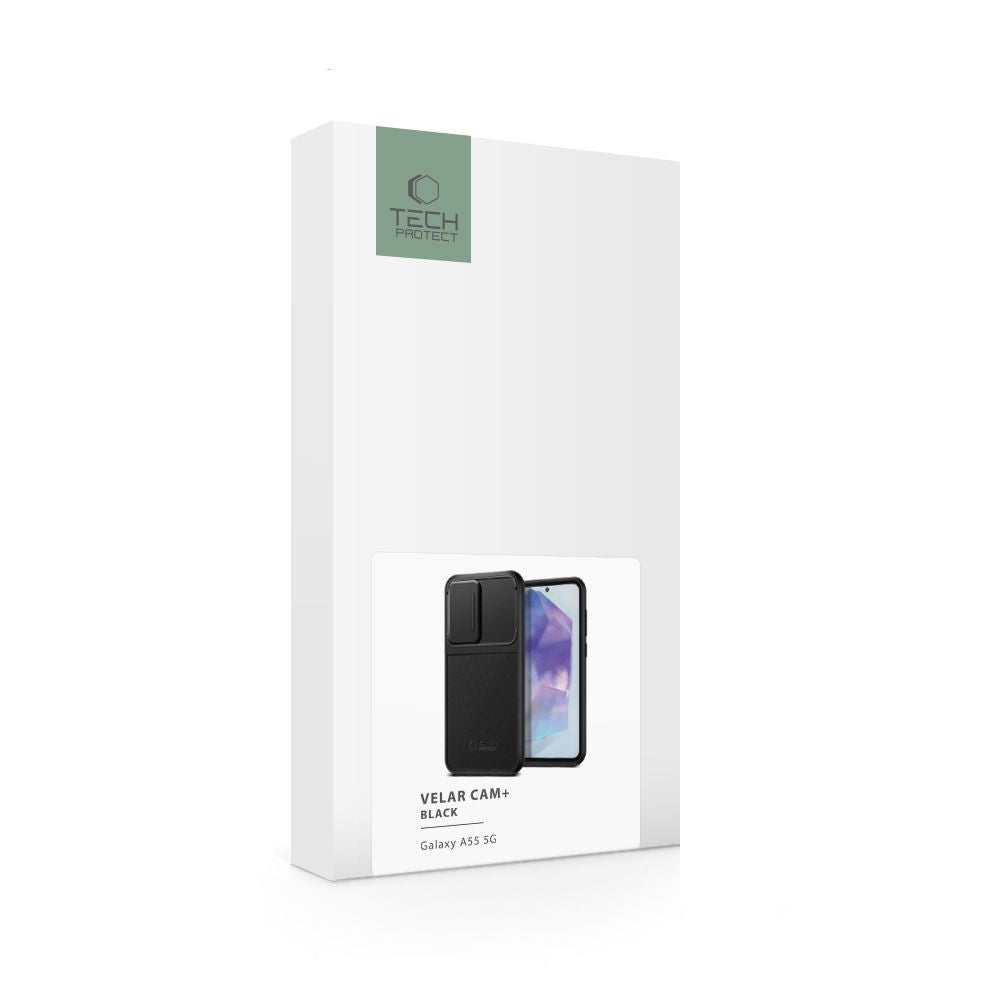 OVITEK TECH-PROTECT VELAR CAM+ GALAXY A55 5G ČRN.