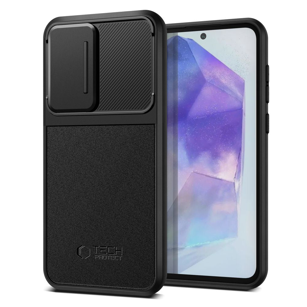 OVITEK TECH-PROTECT VELAR CAM+ GALAXY A55 5G ČRN.