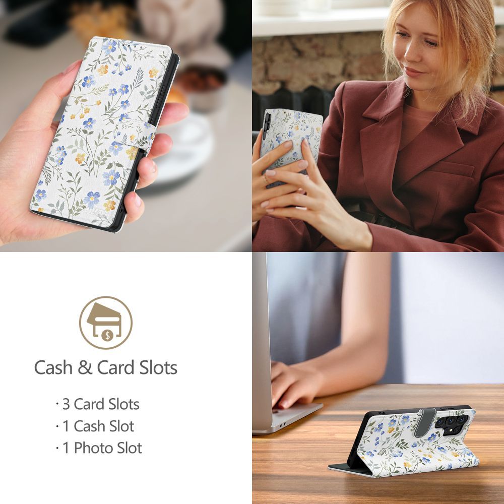 OVITEK TECH-PROTECT WALLET GALAXY A56 5G SPOMLADANSKI CVEKTI