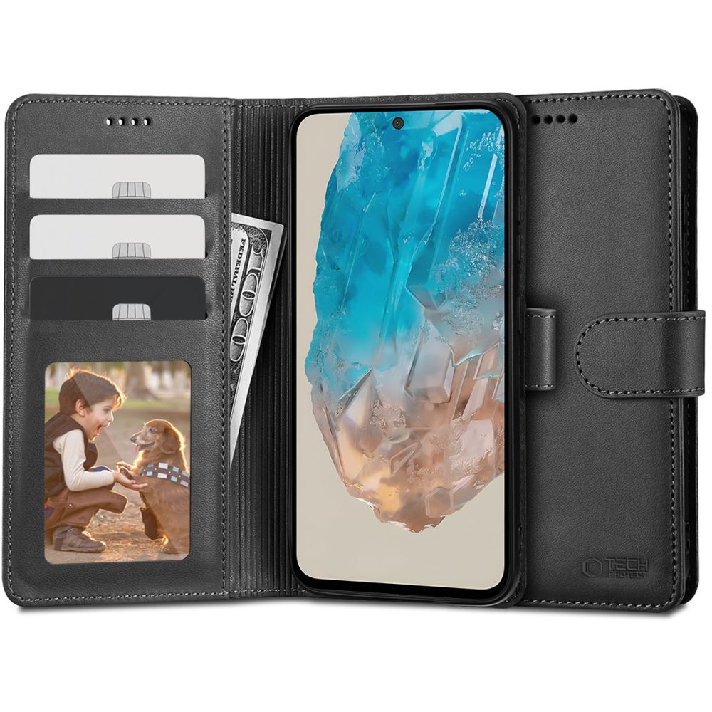 OVITEK ZA SAMSUNG GALAXY M35 5G TECH-PROTECT WALLET ČRNÝ