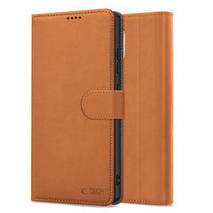 OVITEK TECH-PROTECT WALLET IPHONE 16E SADDLE BROWN
