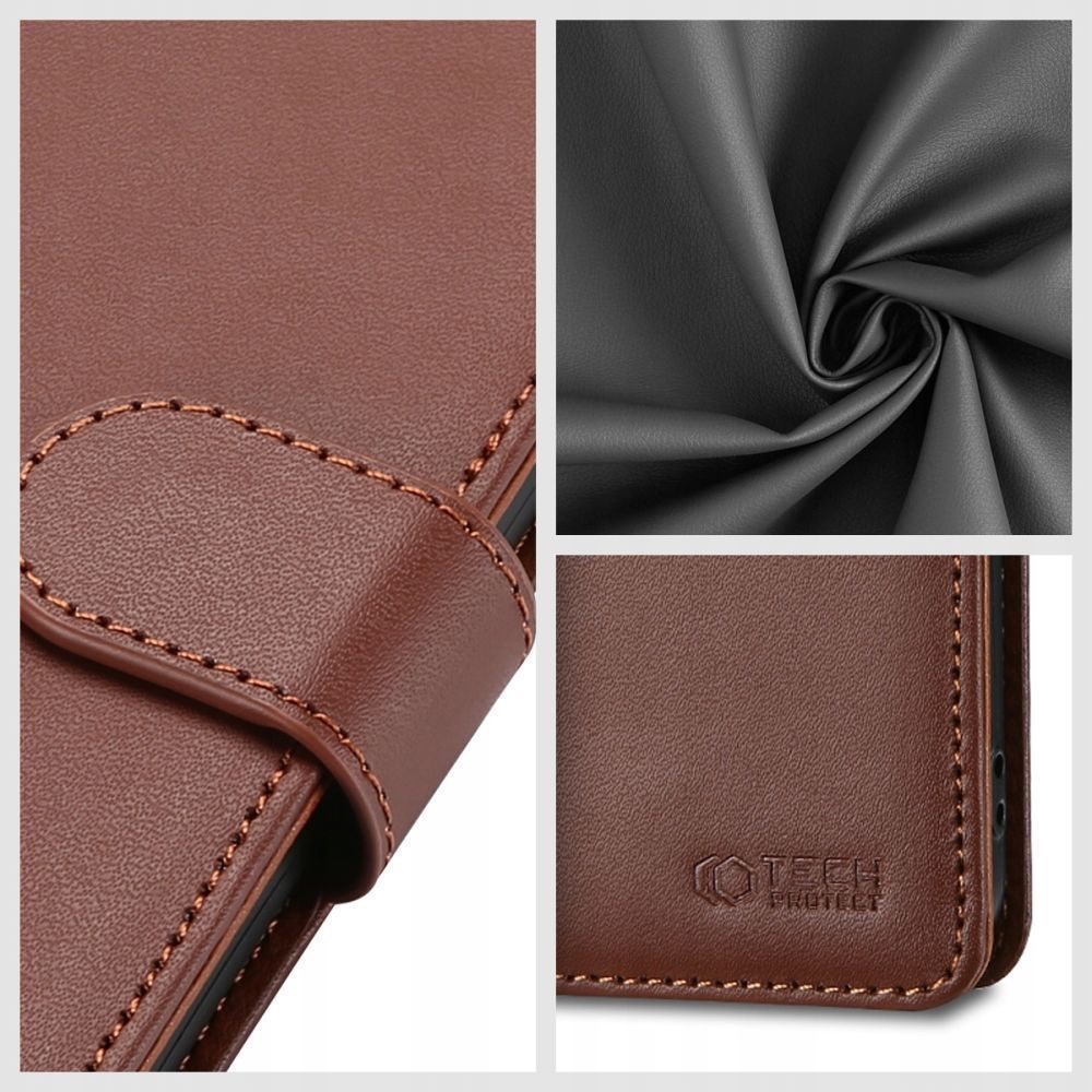 OVITEK TECH-PROTECT WALLET MOTOROLA MOTO G55 5G ČRNÝ