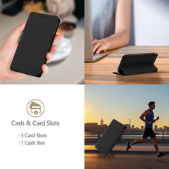 OVITEK TECH-PROTECT WALLET RS IPHONE 16E ČRNA/RDEČA