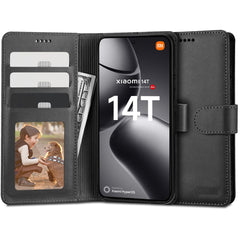 OVITEK TECH-PROTECT WALLET XIAOMI 14T ČRN.