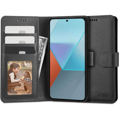 OVITEK ZA KNJIGE TECH-PROTECT WALLET XIAOMI REDMI NOTE 13 4G / LTE ČRNÝ