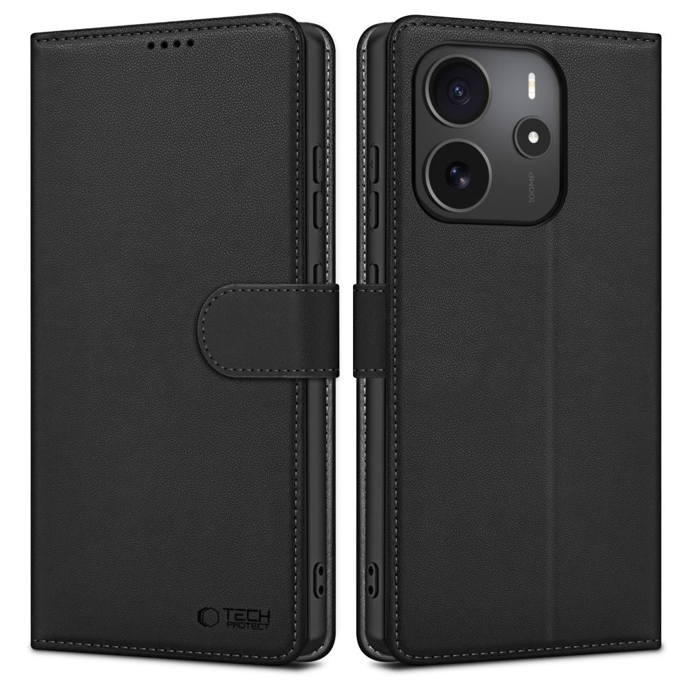 TECH-PROTECT DENARNICA XIAOMI REDMI NOTE 14 4G / LTE MATTE BLACK