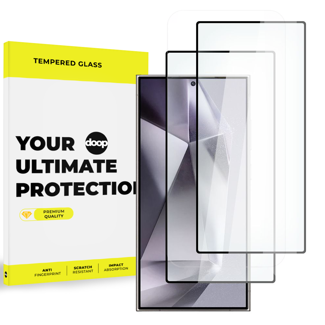 TRDNO STEKLO DOOP GLASS 2-PACK GALAXY S24 ULTRA ČRNA