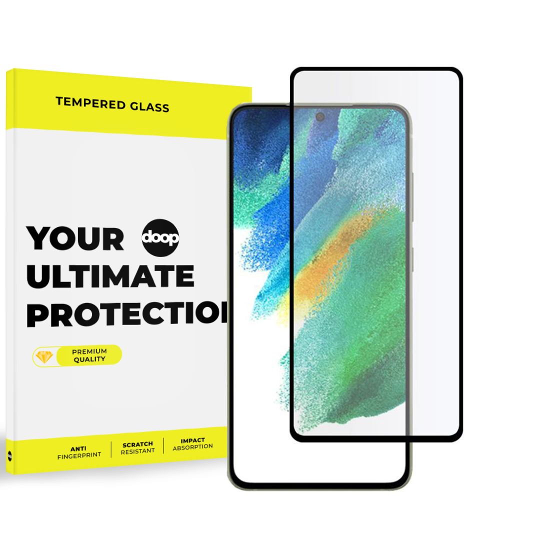 TRDNO STEKLO DOOP GLASS GALAXY S21 FE ČRNA